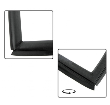 Rear side window seals (Per Pair) Karmann Ghia sedan 8.1971 and later